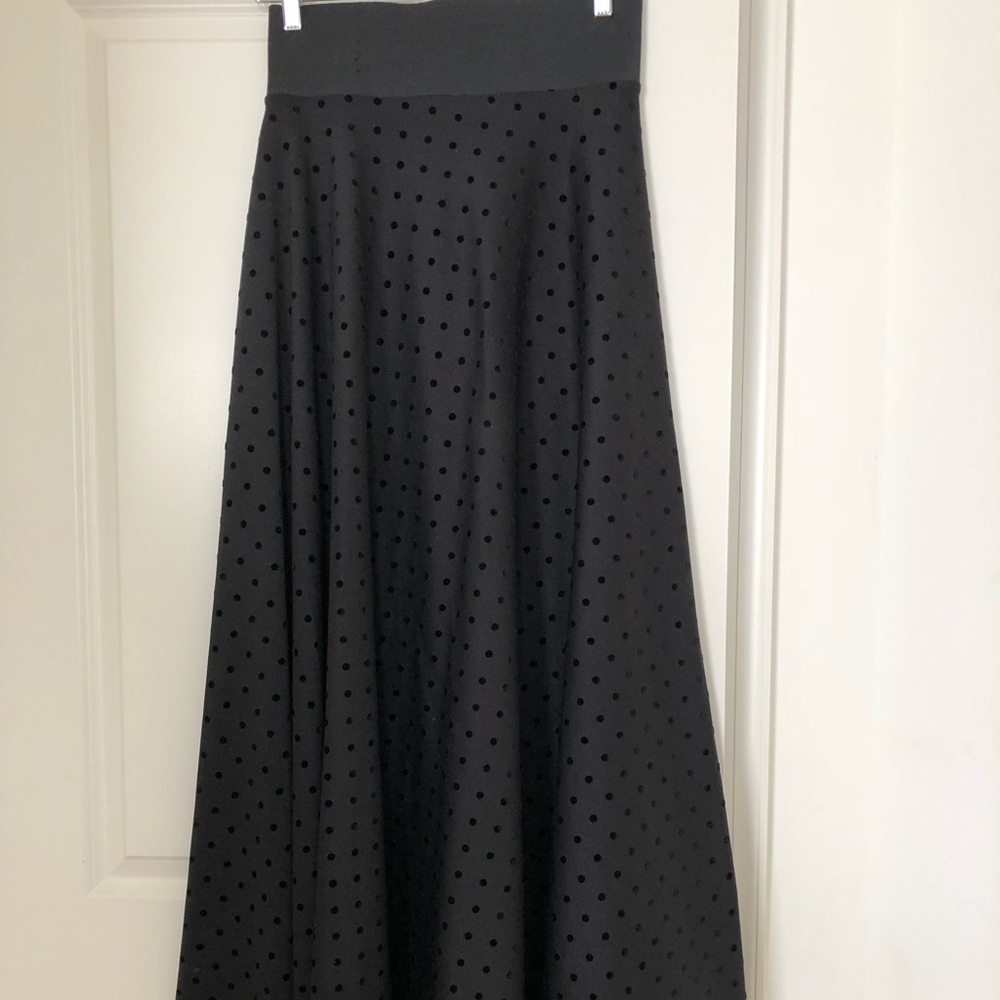 Custom Made Full length Polka Dot Skirt